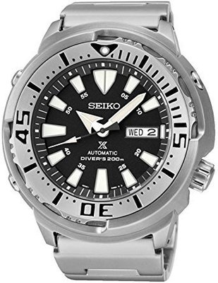 【金台鐘錶】SEIKO精工 -鮪魚罐頭系列-不鏽鋼錶殼 機械男錶 防水200米 SRP637K1 SRP637