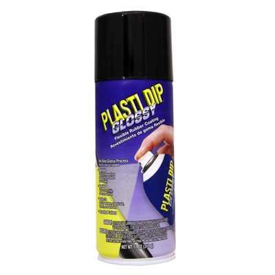 【易油網】PLASTI DIP 消光漆 可撕噴膜-亮光黑 GLOSSY 噴漆/輪框/燈膜/包膜/鋼圈