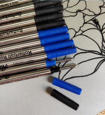 【筆墨精品】MontBlanc萬寶龍筆芯通用 鋼珠筆簽字筆筆芯 M710 簽字筆專用筆芯 有藍色/黑色