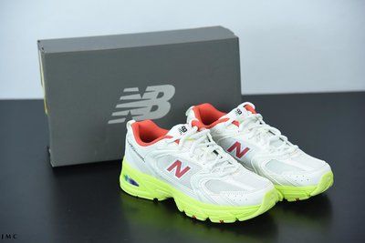 NEW BALANCE NB530 復古 白紅 熒光綠 休閒運動慢跑鞋 男女鞋 MR530SI