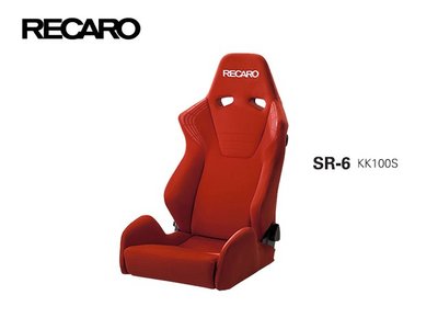 【Power Parts】RECARO SR-6 KK100S 可調賽車椅(紅)