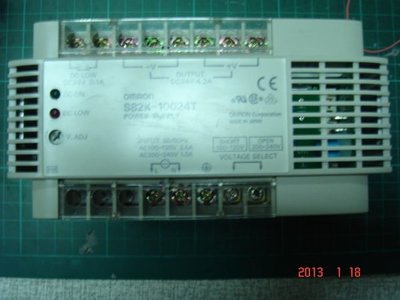 [清倉才有的價格]OMRON電源供應器 S82K-10024T 100-240V/24DC 4.2A(只有1個)