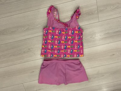 降價囉~~粉紅海底動物可愛泳衣  八歲以下可穿  購於澎湖福朋喜來登