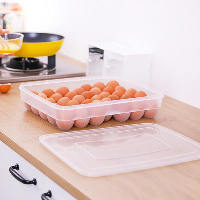 日本冰箱雞蛋盒食物保鮮盒雞蛋托雞蛋格廚房塑料盒子放雞蛋收納盒