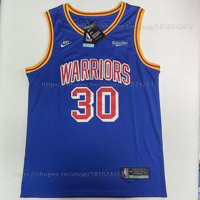 熱賣精選 NBA 75周年球衣 Warriors curry30號球衣 科瑞球衣 庫裏球衣 運動籃球背心 籃球球衣 NBA 球衣