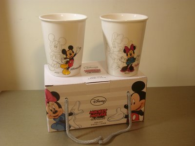 免運費 全新 迪士尼Disney 米妮&米奇 MINNIE&MICKEY 水杯組