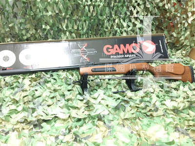 (傑國模型) GAMO MAXIMA 5.5MM 實木.金屬板機 折槍 空氣槍