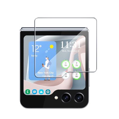 ⓢ手機倉庫ⓢ 現貨 ( Z FLIP5 ) 三星 ( 外螢膜 ) 鋼化玻璃膜 保護貼 強化膜 透明 亮面