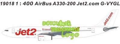BOXx潮玩~6月 PandaModel 19018 1/400 空客A330-200 Jet2.com G-VYGL