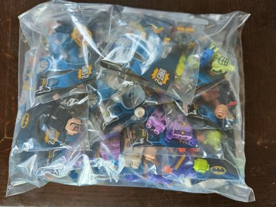 正版樂高人偶 LEGO 蝙蝠俠二代 共20隻 全含包裝說明書底板