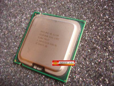 Intel Celeron 雙核心 E1200 正式版 775腳位速度1.6G 外頻800M 快取512K 製程65nm