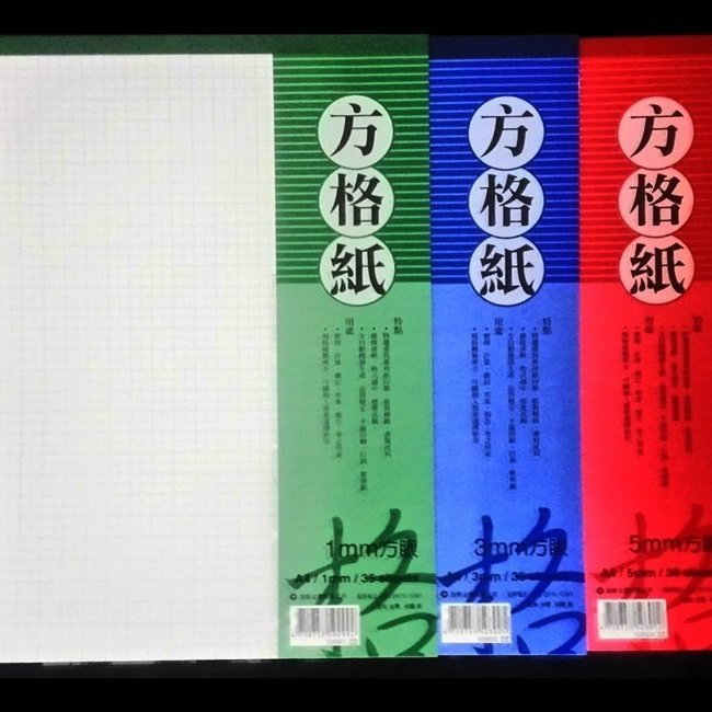 摩斯小舖 加新方格紙系列 方眼紙 完稿紙 方格紙3mm 30張入特價 25元 本 Yahoo奇摩拍賣