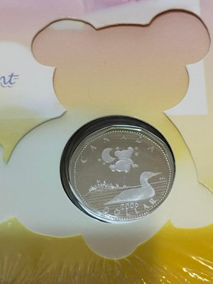 2006年加拿大 RCM $1 Baby's Illabies CD & Silver Proof Coin 1 組 (完美, 稀有, 現貨)