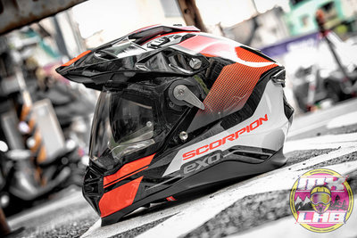 𝕸滑胎實驗室𝖃 Scorpion® ADF-9000 Air Trail 黑/紅 多功能 越野 滑胎 林道