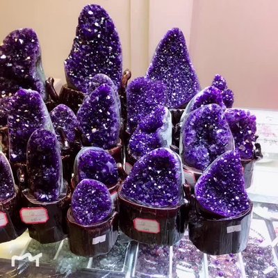 天然紫水晶 紫晶簇原石擺件紫水晶洞片紫晶簇水晶族消磁水晶
