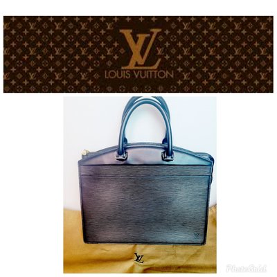 Louis Vuitton 真品 LV 公事包 EPI水波紋手提包998 一元起標 男名牌精品包 M48185有BV