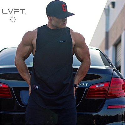 健身區 LVFT 健身  重訓  運動背心寬鬆彈力吸汗透氣速乾衣