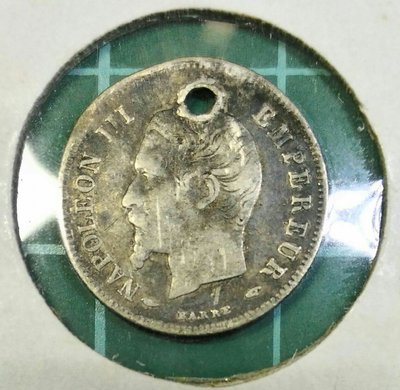 1854年法國20分銀幣