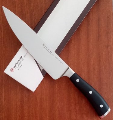 G德國三叉牌Wusthof Classic Ikon 8吋主廚刀 料理刀 20公分 黑柄德國製