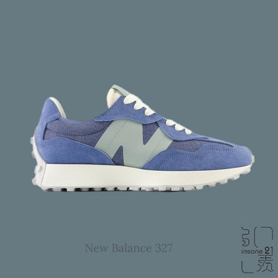 NEW BALANCE 327 牛仔藍 麂皮 U327WPB【Insane-21】