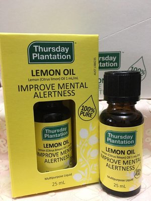 澳洲 Thursday Plantation 星期四農莊100%純 檸檬精油 -25ml