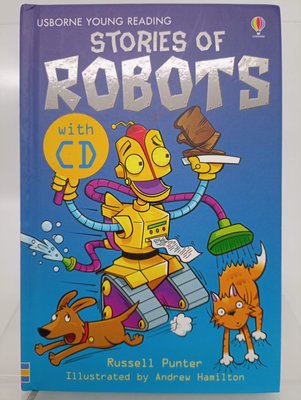 【月界1S】Stories of Robots－精裝本（附CD光碟）_Russell Punter　〖兒童文學〗CHN