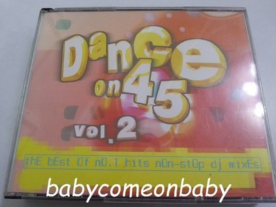 舊CD 英文合輯 Dance on 45 vol.2 the best of no.1 hits non-stop dj