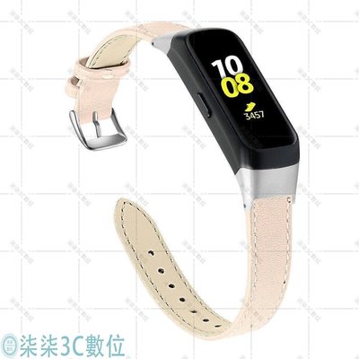 『柒柒3C數位』適用於 Samsung Galaxy Fit / Fit-E SM-R375 R370 錶帶軟皮革錶帶更換腕帶手錶手鍊配