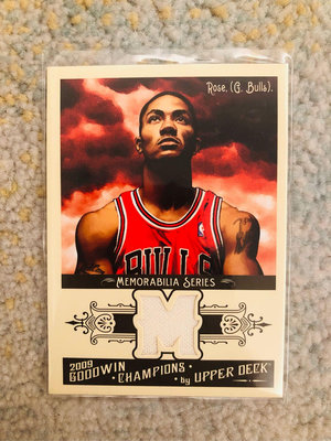 Derrick Rose Goodwin Champions 公牛隊 球衣卡 Game Used