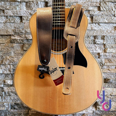分期免運 美國製 Taylor 高質感 皮革 背帶 深咖啡色 棕色 Strap 電 木 吉他 貝斯