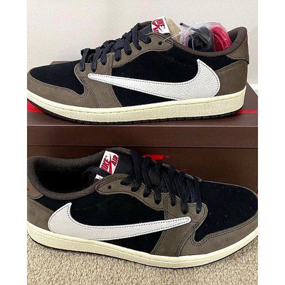 【流行潮品】Travis Scott x Nike Air Jordan 1 Low 聯名 CQ4277-001慢跑鞋