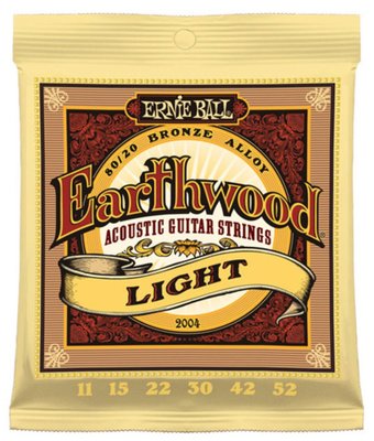 Ernie Ball 青銅 民謠吉他弦 11-52 2004 木吉他弦 Earthwood Bronze