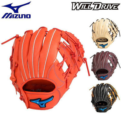 【現貨】日本美津濃MIZUNO WILL DRIVE BLUE 少年M號棒球手套