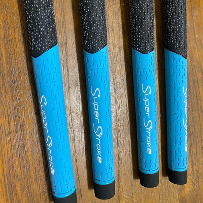 Super Stroke 原廠半棉握把（黑+淡藍），3條含運1100