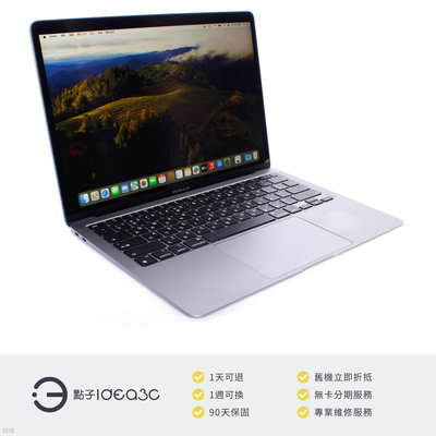「點子3C」MacBook Air 13吋筆電 M1 太空灰【店保3個月】8G 512G SSD A2337 MGN73TA 2020年款 ZJ081