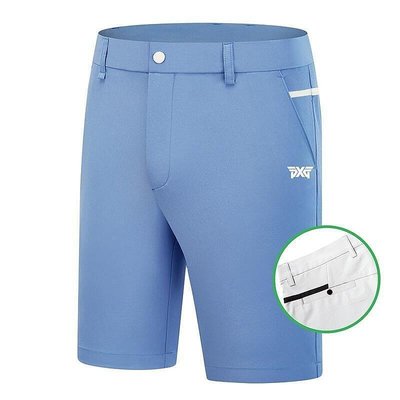 新款推薦 PG高爾夫服男短褲夏季時尚運動褲子彈力 Golf拼色五分球褲PG2201615-可開發票
