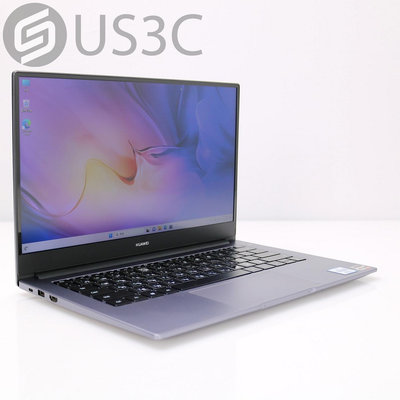 【US3C-桃園春日店】【一元起標】華為 HUAWEI MateBook D 14 14吋 FHD R7-4700U 16G 512G SSD 二手筆電
