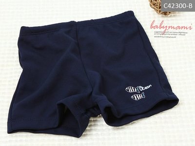 貝比幸福小舖【42300-B】小魚兒*台灣製造男童泳褲-萊卡材質-破盤超低特價-