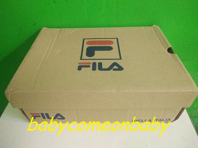 品牌紀念 鞋盒 紙盒 FILA 4-J526T-012 SIZE 7