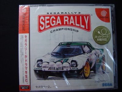 GAME ~ SEGA Dreamcast 1998 made in japan SEGA RALLY 拉力 賽車 2 電玩 遊戲 卡帶 光碟