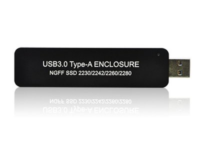 全新 NGFF 轉 USB 3.0 行動 外接 硬碟盒 M.2 SSD 硬碟 非mSATA 台灣晶片 2280