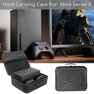 西米の店適用於Xbox Series X便攜式遊戲控制器手提袋存儲盒防震防摔保護盒收納盒