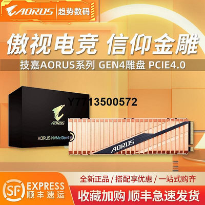 技嘉 PCIE4.0 SSD 500G/1TB/2TB 桌機M.2 NVMe固態硬碟PS5擴展