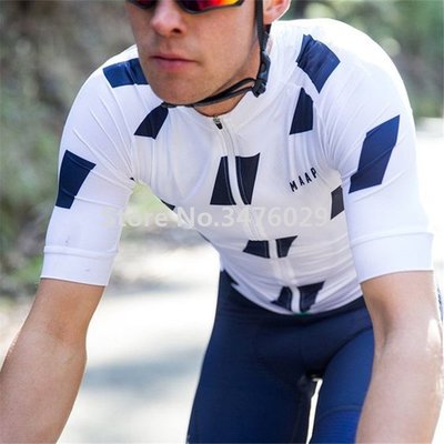 自行車服 專業團隊透氣 MAAP Powerband 自行車球衣 Pro 自行車服 裝男士短袖自行車襯衫