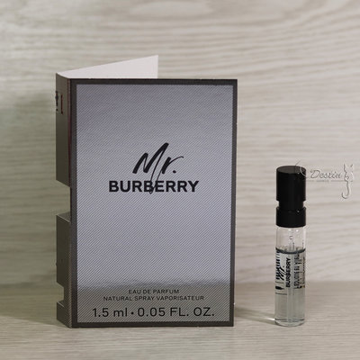 BURBERRY Mr. Burberry 男性淡香精 1.5mL 可噴式 試管香水 全新
