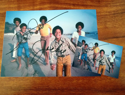 Michael Jackson邁克爾杰克遜 親筆簽名照片復刻版 22