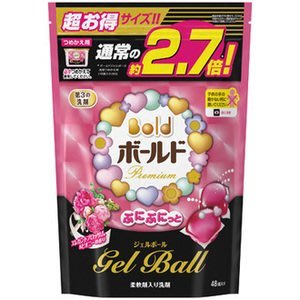 日本P&G寶僑洗衣凝膠球補充大包裝 家庭號 (44顆增量) 粉色款 日本製 洗衣膠球 日本膠球補充包 大包 家庭號