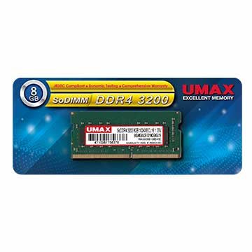 UMAX DDR4 3200 8GB 筆記型電腦記憶體【風和資訊】