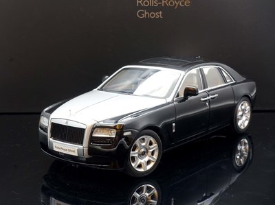 【M.A.S.H】現貨特價 Kyosho 1/18 Rolls Royce Ghost Black / Silver