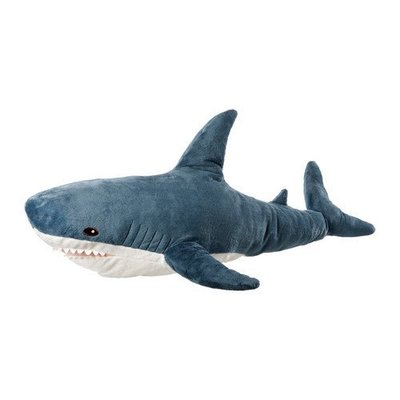 【亮菁菁】IKEA BLÅHAJ 超級大鯊魚 /玩具 抱枕 絨毛娃娃 寶寶玩具(含枕心) 生日禮物 聖誕禮物 繪本教學